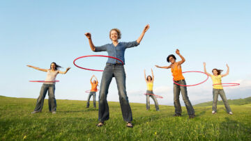 Hula-Hopp Workout für mehr Fitness